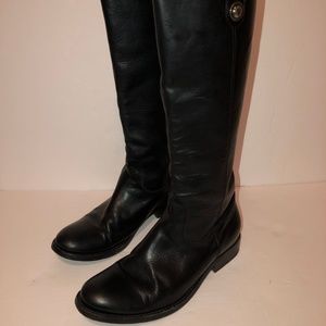 Frye Melissa Button 2 Boots Black Size 6